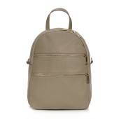 Rucsac dama din piele naturala DiAmanti Sarche Taupe